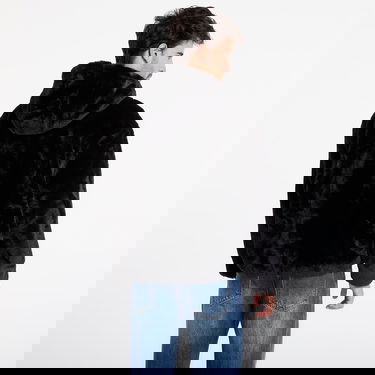 Mikina Urban Classics Full Zip Faux Fur Hoodie Čierna | TB7932-00007, 4