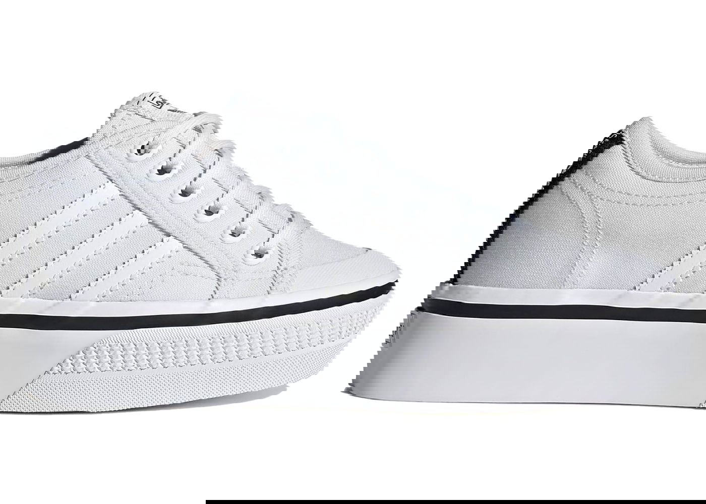 Tenisky a topánky adidas Originals Nizza Platform Lo Parley White Black W Biela | GW3870, 0