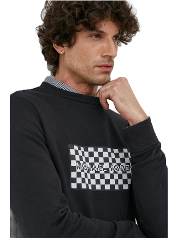 Michael Kors Checkerboard Logo Print Hoodie CR351A84NF