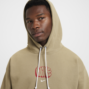 Mikina Nike Solo Swoosh Hoodie Hnedá | HQ4181-276, 4