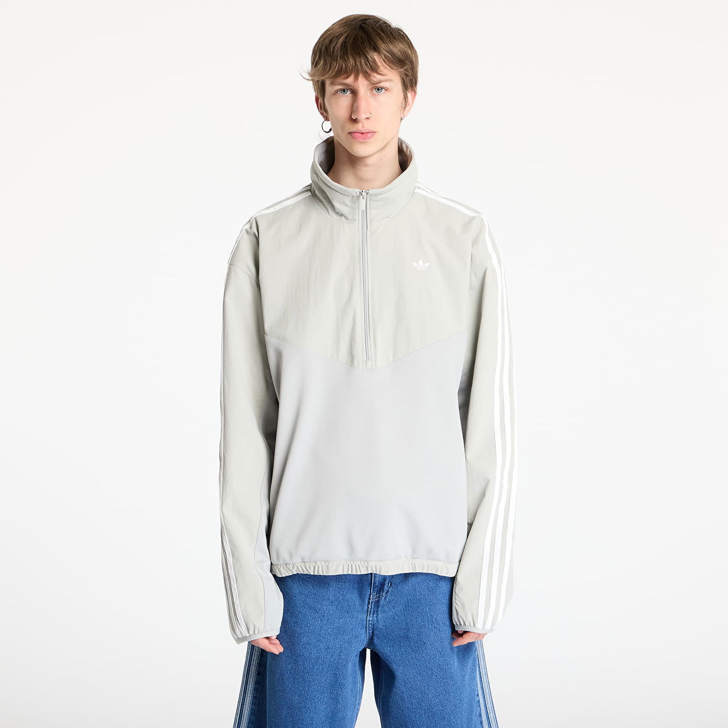 Mikina adidas Originals R3CD Half Zip Track Top Šedá | KA3829, 0