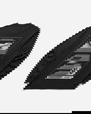 Tričko Cav Empt As Dark Plan Long Sleeve Tee Čierna | CES27LT01 BLACK, 2