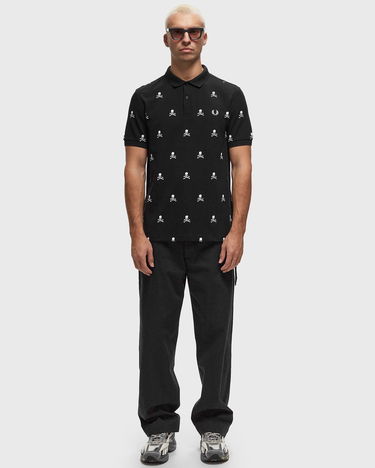 Polo tričko Fred Perry Skull Polo Shirt With Short Sleeve Čierna | SM8176-102, 1