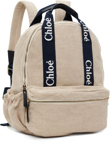 Batoh CHLOÉ Chloé 'Chloé' Canvas Backpack Béžová | C20423, 1