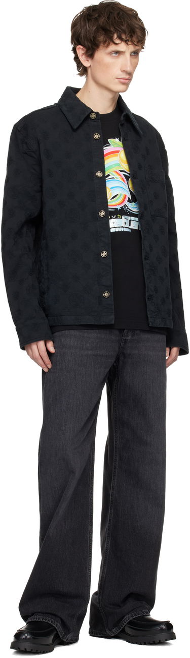 Bunda Casablanca Monogram Denim Jacket Čierna | M-AW25-JK-420-01, 3