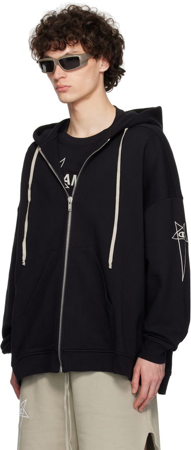 Mikina Rick Owens Rick Owens Champion Edition Jumbo Jason's Zip Hoodie Čierna | CM01E1663 CHFE FELPA, 3