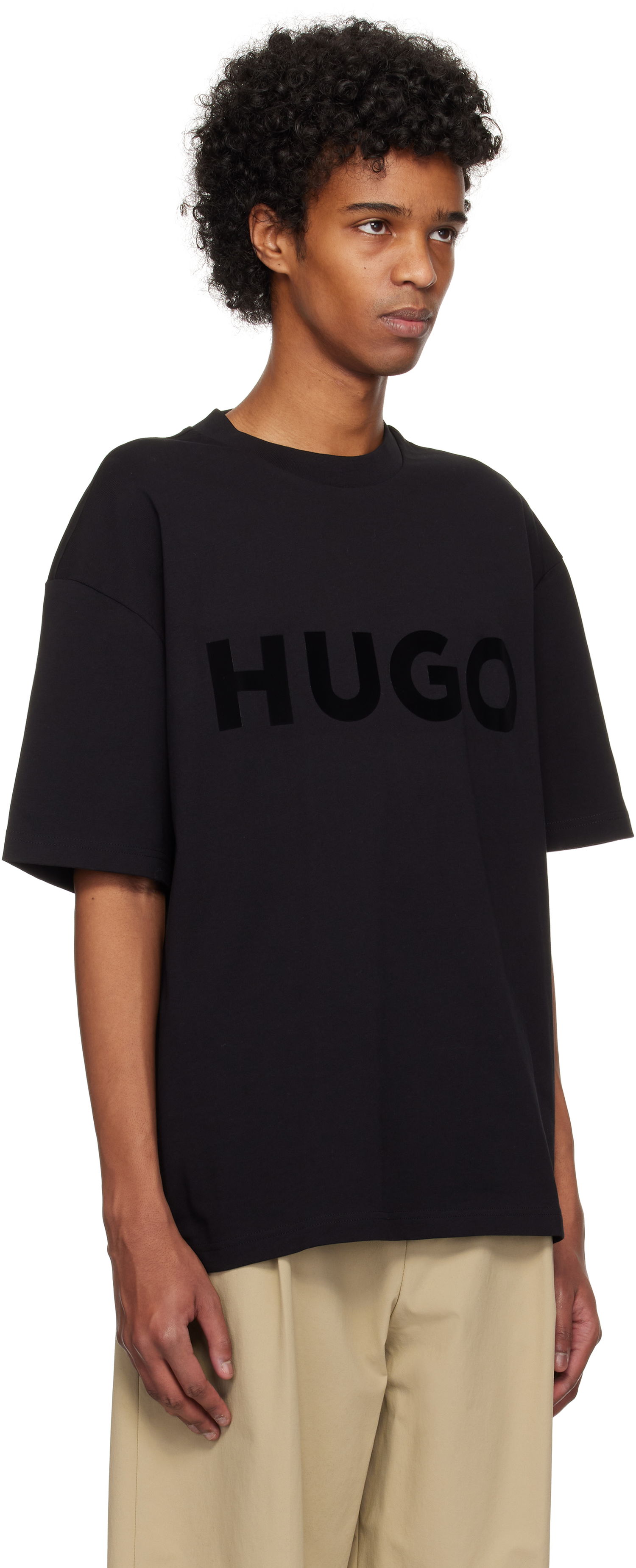 Tričko BOSS Hugo Oversize T-Shirt Čierna | 50525765, 1