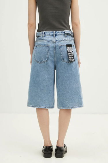 Šortky Ksubi KSUBI Low Rider High Waist Long Denim Shorts Modrá | WPS24WA012, 2