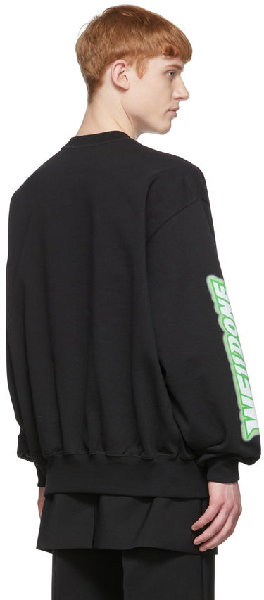 Mikina We11done Sweatshirt Čierna | WD-TS1-22-684-U-BK, 2