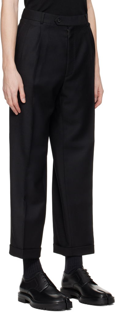 Nohavice Maison Margiela Maison Margiela Mohair Trousers Čierna | S50KA0672 M35259, 1