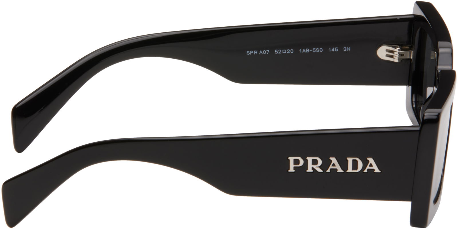 Rectangle Acetate Sunglasses With Script Logo