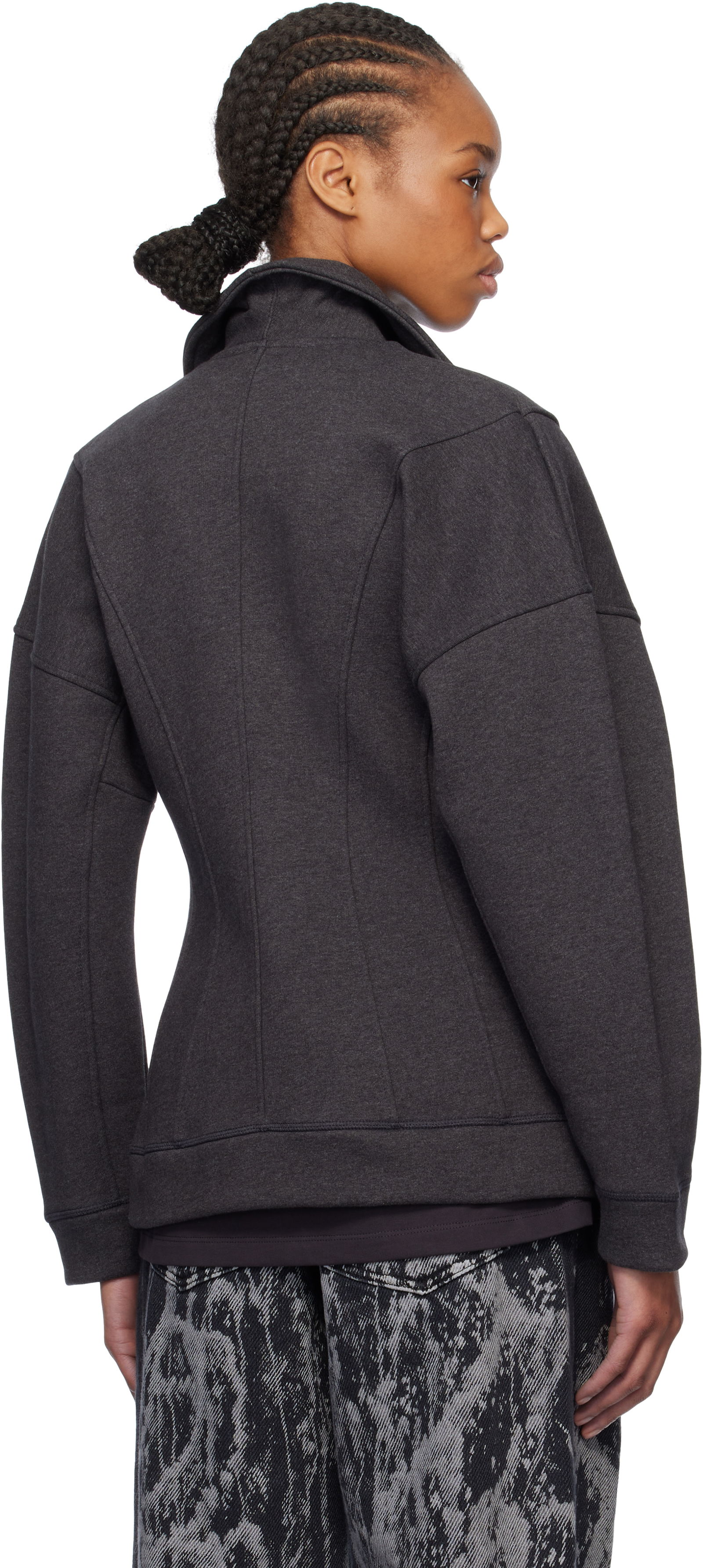 Ganni Heavy Fleece Zip-Up Jacket
