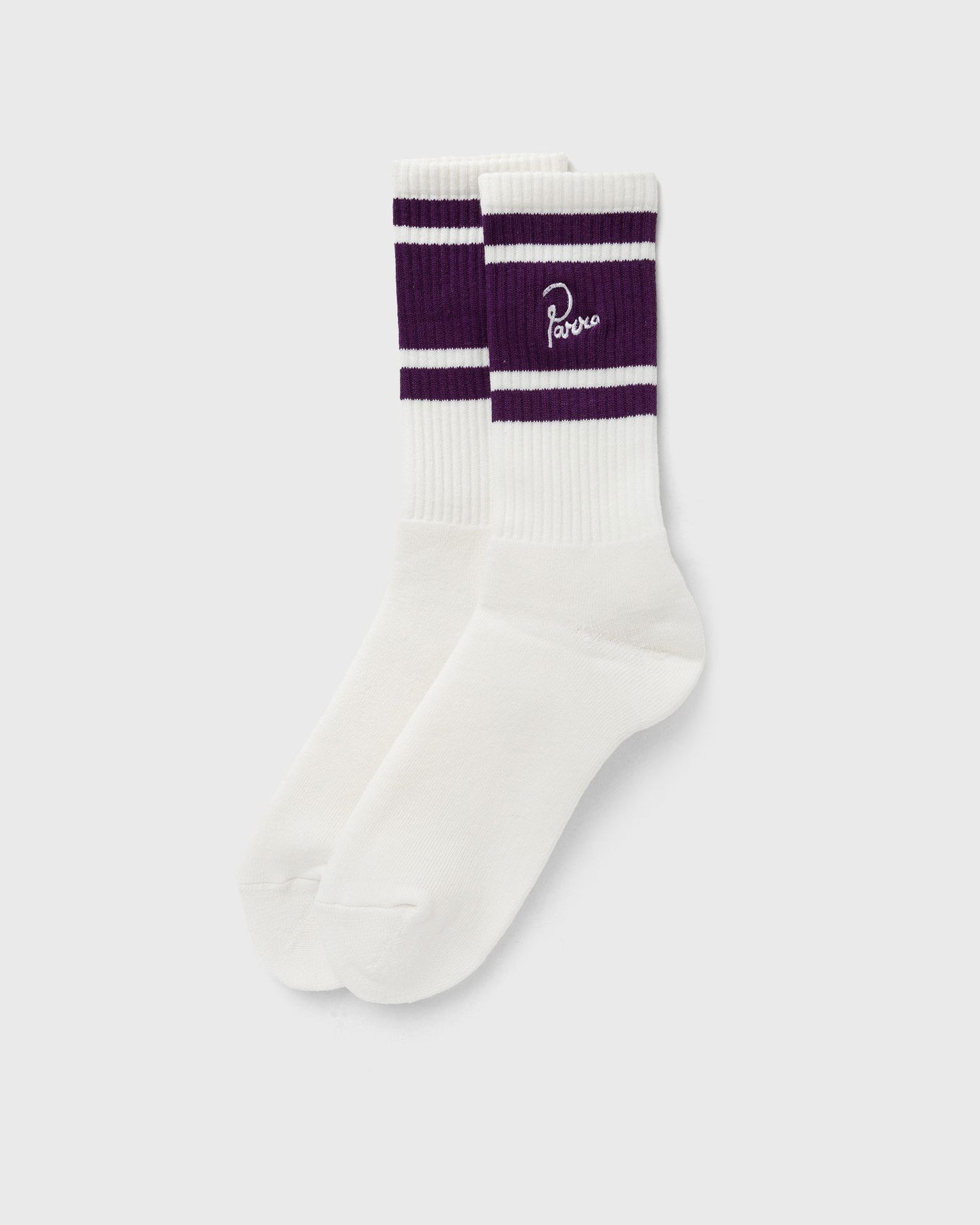 Ponožky By Parra Parra Signature Striped Crew Socks Biela | 53465, 1
