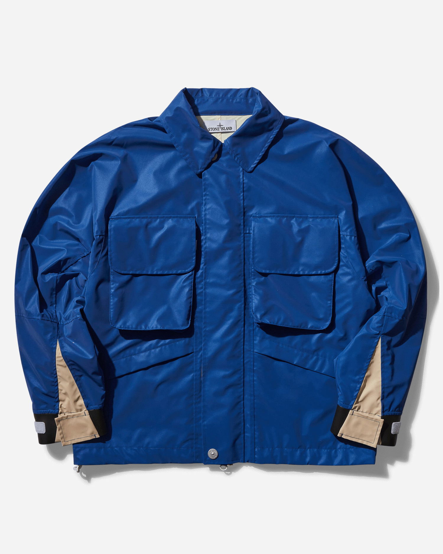 Vetrovka Stone Island Marina Nylon Canvas Plated Reflective Jacket Modrá | 8115445X2 V0022, 1