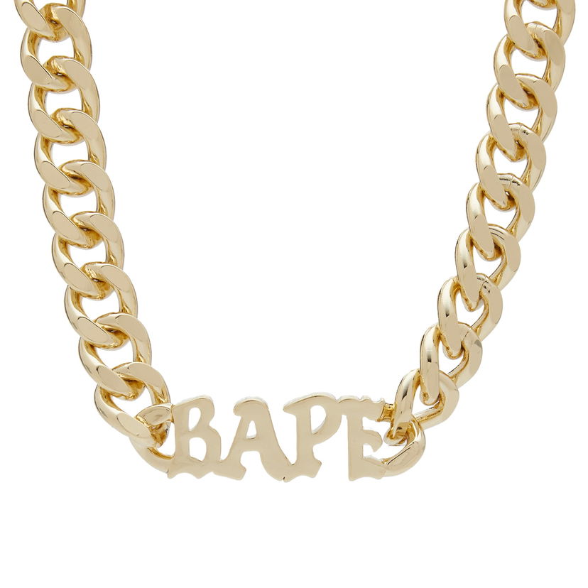 Náhrdelník BAPE A Bathing Ape Bape Necklace Metalická | 001GDK302006L-GLD