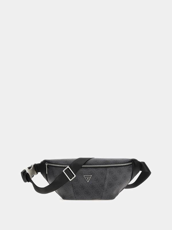 Ľadvinka GUESS Vezzola Eco 4G Logo Belt Bag Čierna | HMEVZLP3431, 0