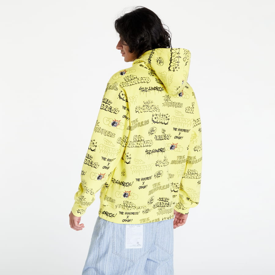 Mikina THE HUNDREDS Bomb Pullover Hoodie Žltá | T22F202022 YLW, 1