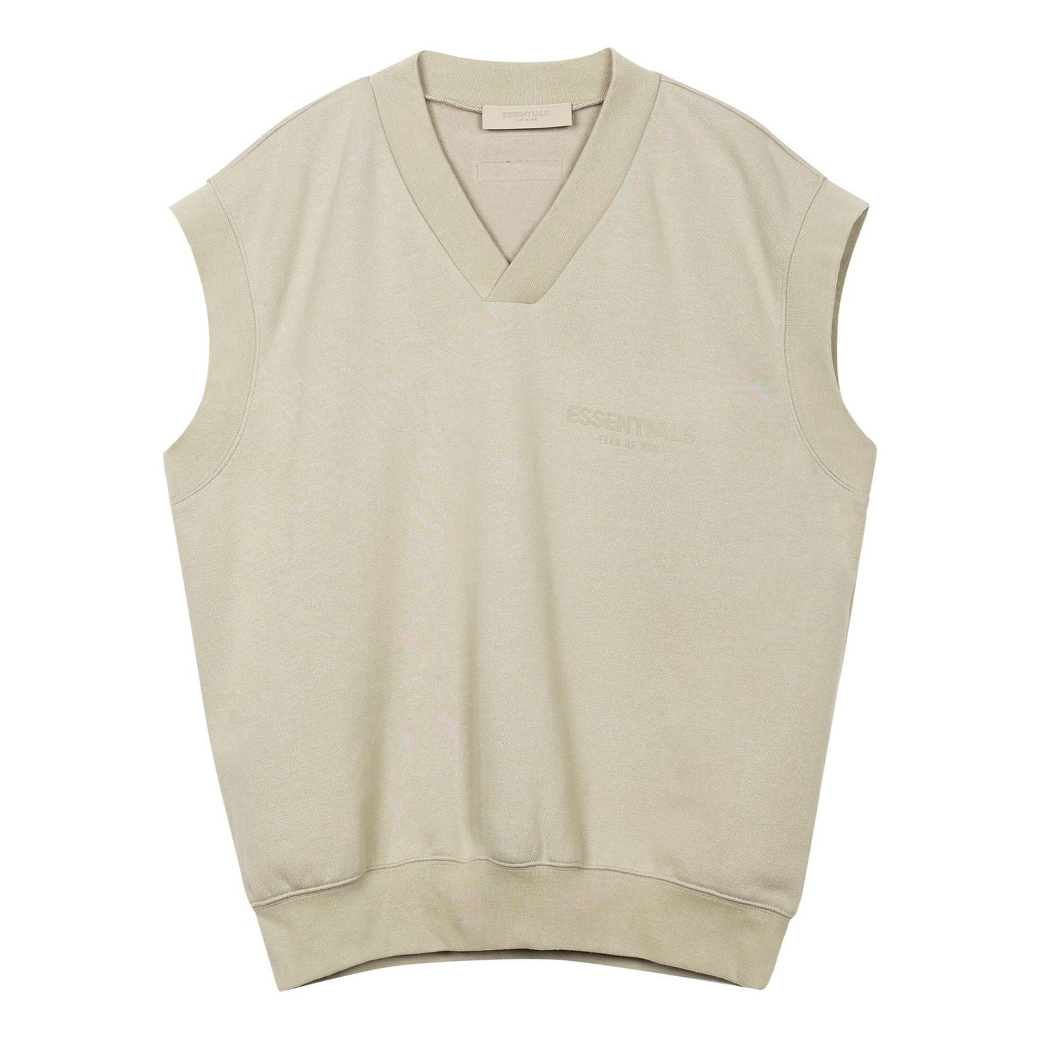 Sveter Fear of God Essentials FW22 V-Neck Vest Béžová | FOG-FW22-666, 0