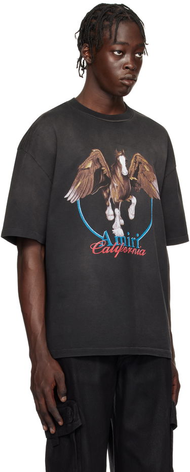Tričko AMIRI Vintage Wash Pegasus Graphic T-Shirt Čierna | AMJYTE1130, 1