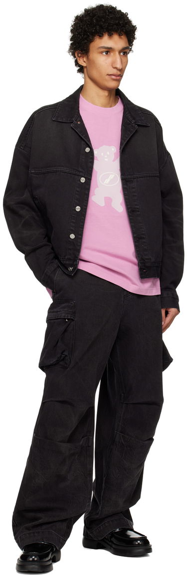 Bunda We11done Graphic Denim Jacket Čierna | WD-DJ3-22-376-U-BK, 3
