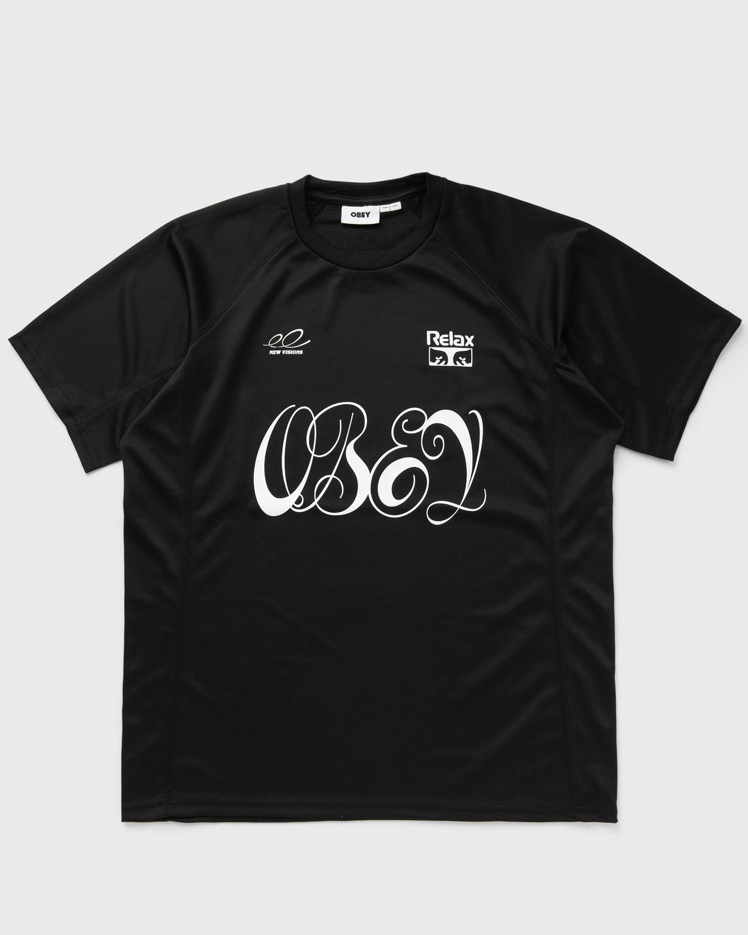 Tričko OBEY Obey Plaza Active Top T-Shirt Čierna | 131080369-BLK, 0