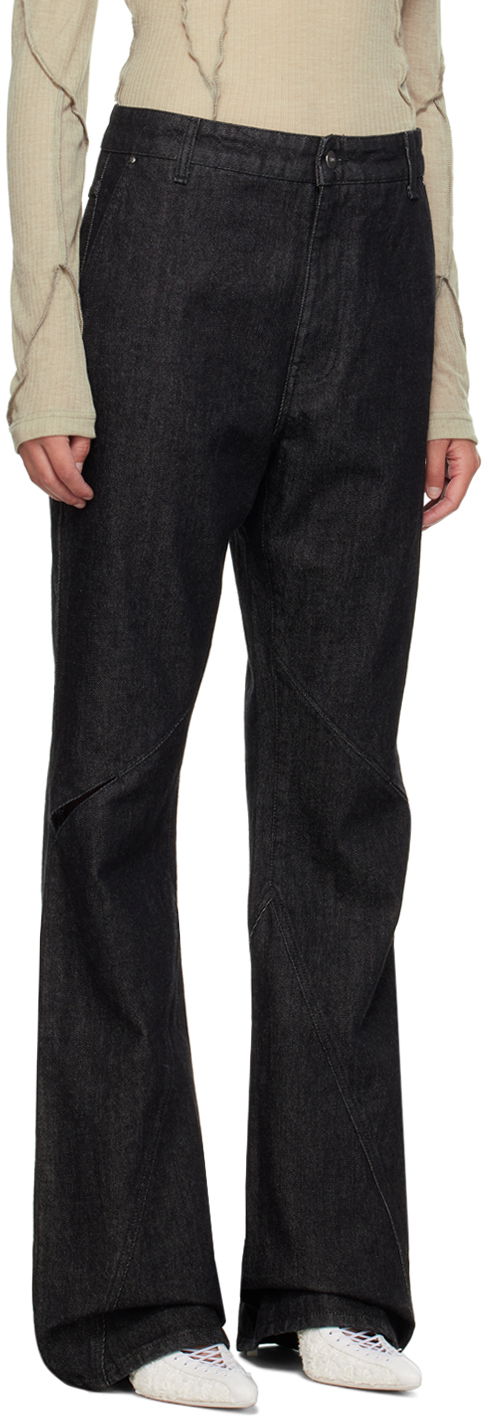 Cutout Denim Jeans