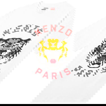 Tričko KENZO Lucky Tiger Oversized Tee Biela | FE58TS0064SG-02, 0
