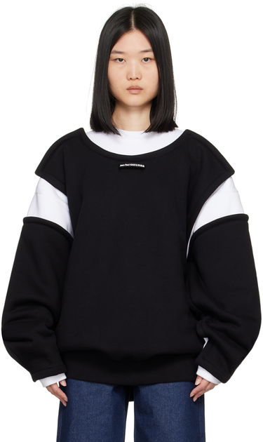 Mikina Jean Paul Gaultier Jean Paul Gaultier 'The Petit Grand' Layered Sweatshirt Čierna | 24/30-F-SW040-J057-0100, 0