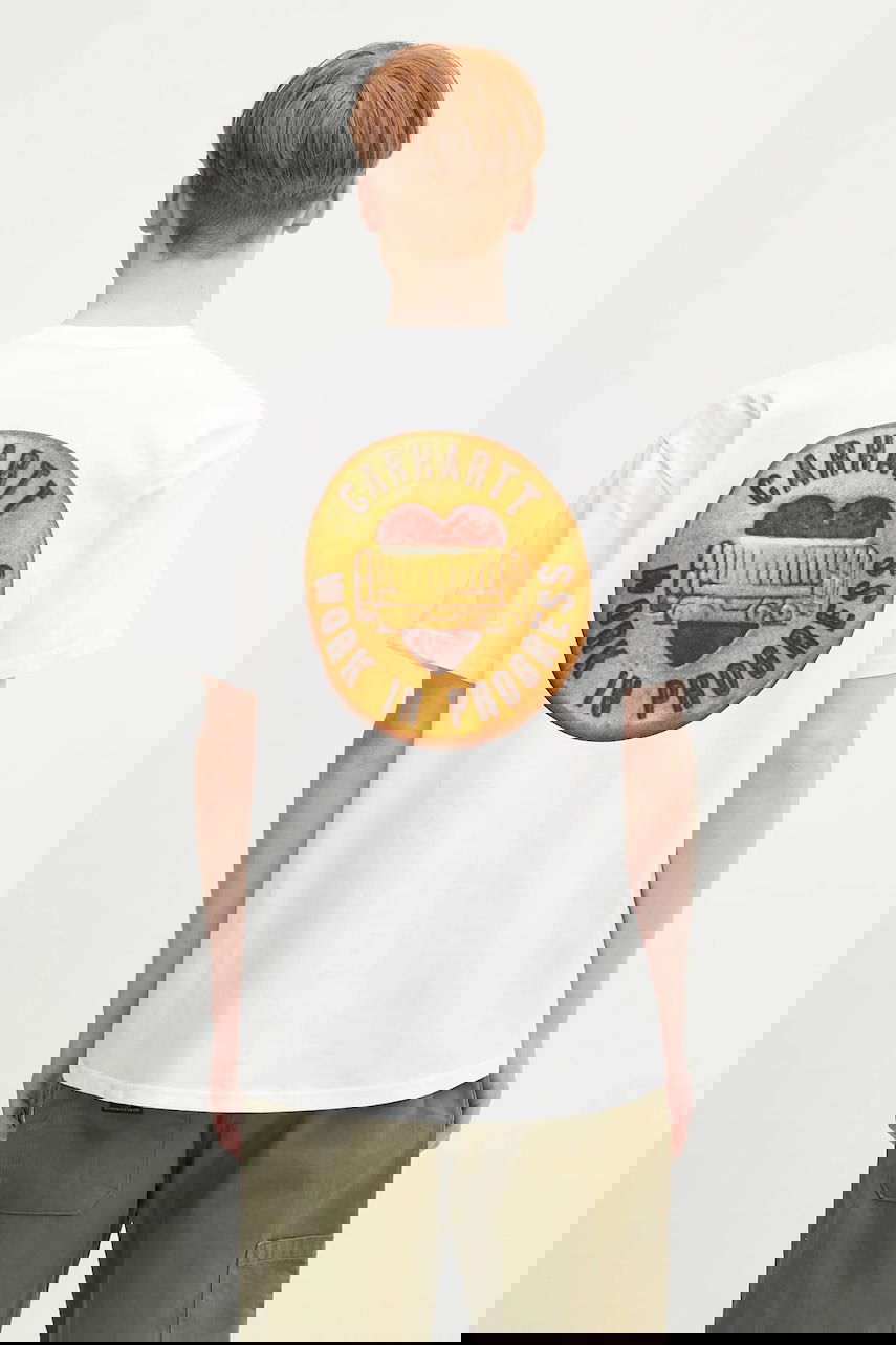 Tričko Carhartt WIP Short-Sleeve Graphic T-Shirt Biela | I034658.02XX, 0