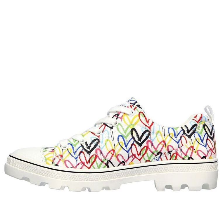 Tenisky a topánky Skechers JGoldcrown x Roadies Hashtag Love Biela | 155505-WMLT