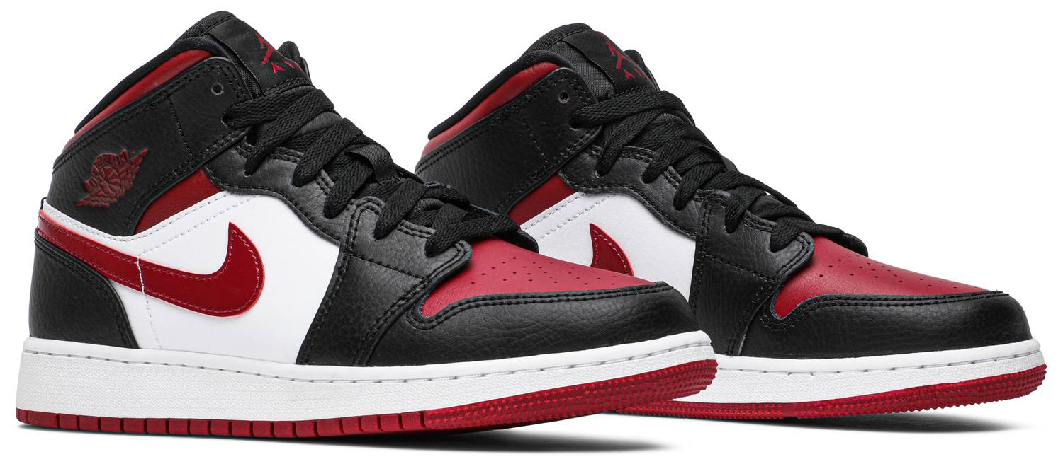 Air Jordan 1 Mid "Noble Red" GS