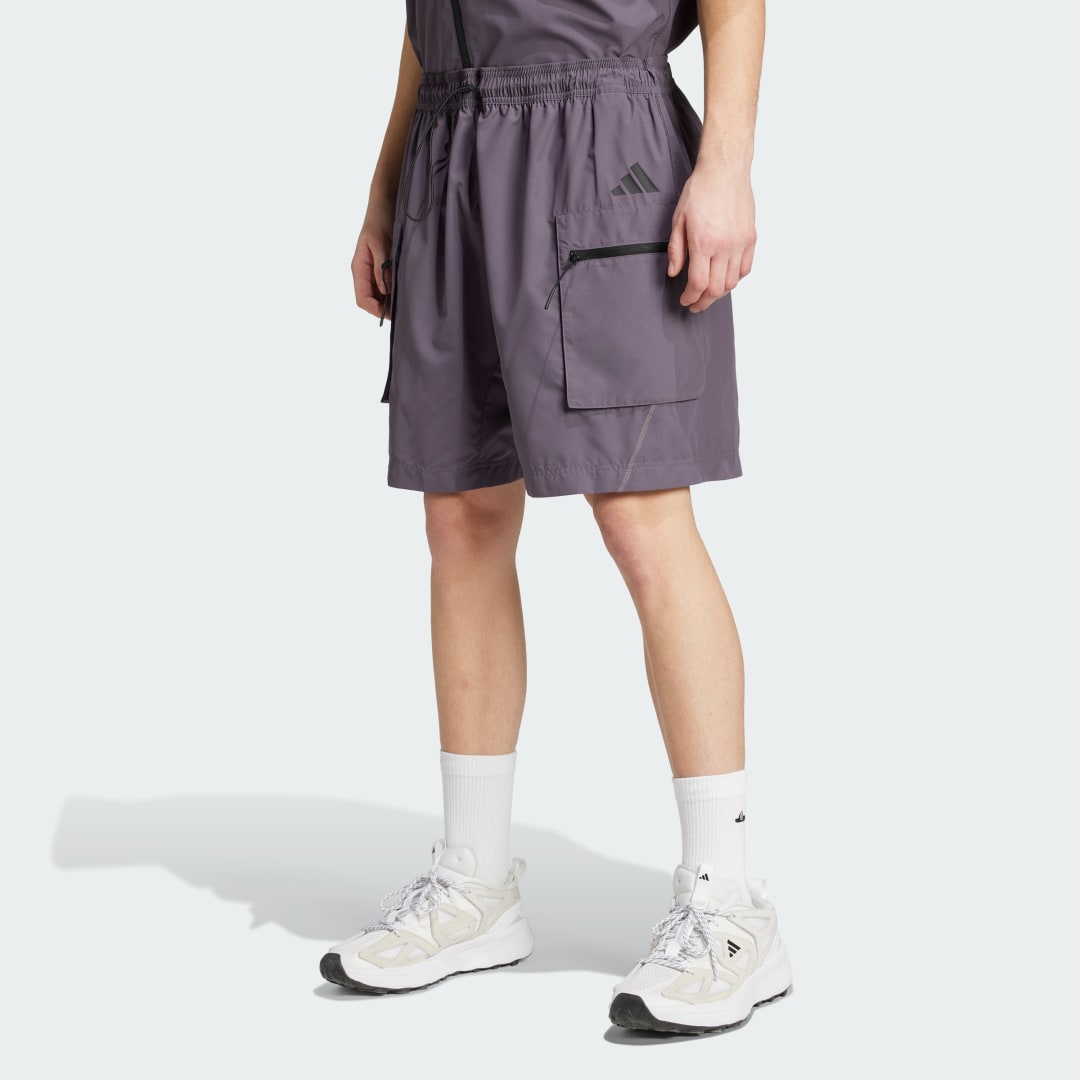 Šortky adidas Performance City Escape Woven Shorts Fialová | JF3316, 0