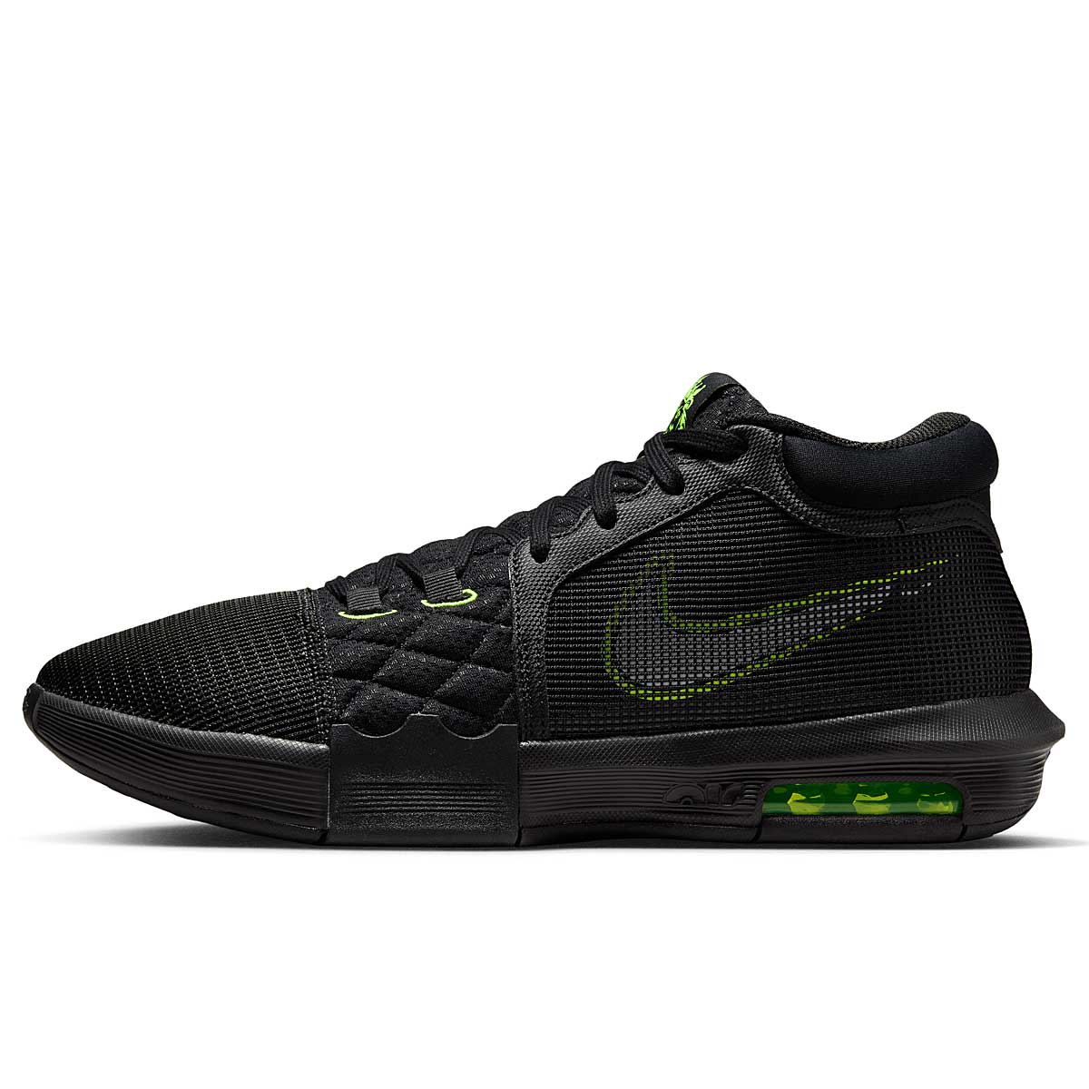 LEBRON WITNESS 8, BLACK/WHITE-VOLT