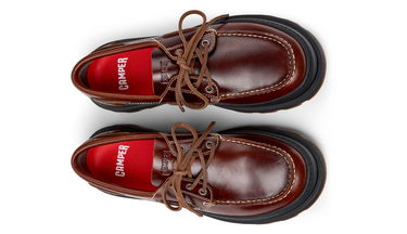 Tenisky a topánky Camper Brutus+ Chunky Laced Loafers Hnedá | K101067-001, 4