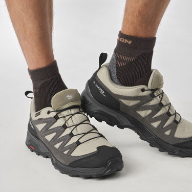 Tenisky a topánky Salomon X Ward Leather GTX Hiking Boots Šedá | L47182100, 5