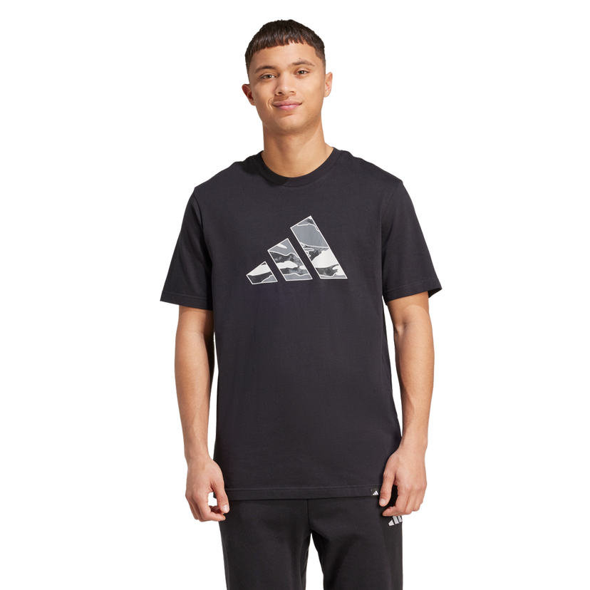 Tričko adidas Originals Camo Logo Graphic T-Shirt Čierna | JM6381