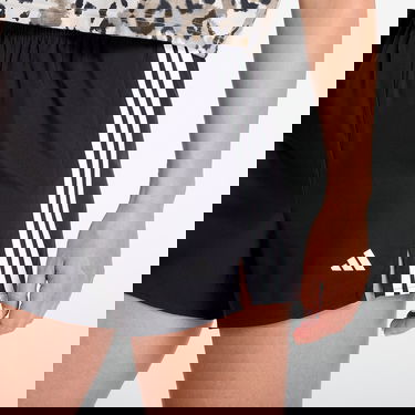 Šortky adidas Performance 3-Stripes High Waisted Shorts Čierna | JF4359, 1