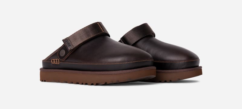 Tenisky a topánky UGG Goldenstar Clog Leather Hnedá | 1167536-IWD, 1