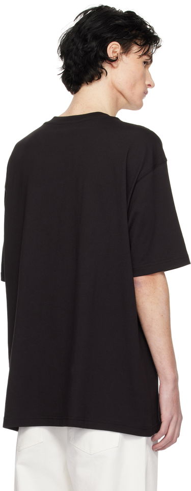 Tričko Versace Couture Black Swan Chain Graphic T-Shirt Čierna | E77GAHG01_ECJ00G, 2