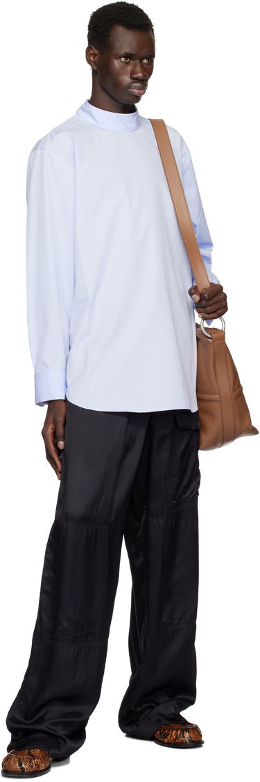 Košeľa Dries Van Noten Dries Van Noten Turtleneck Shirt Modrá | 251-020704-1466, 3