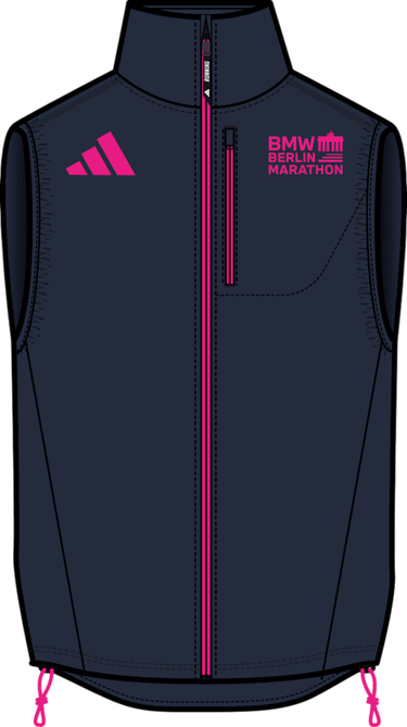 Vesta adidas Originals Adidas BMW Berlin Marathon 2025 Running Vest Navy | ka4293, 0
