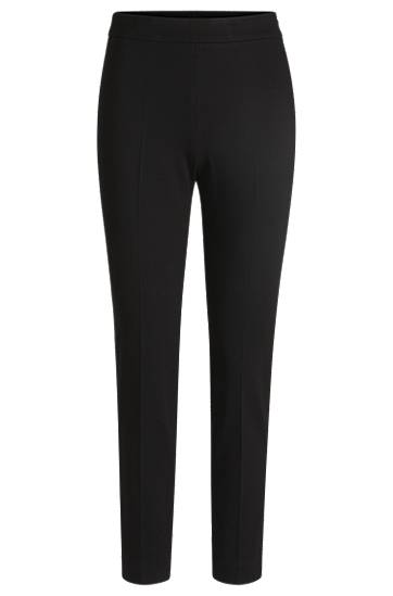 Nohavice BOSS Tapered Stretch Trousers Čierna | 50490056, 0