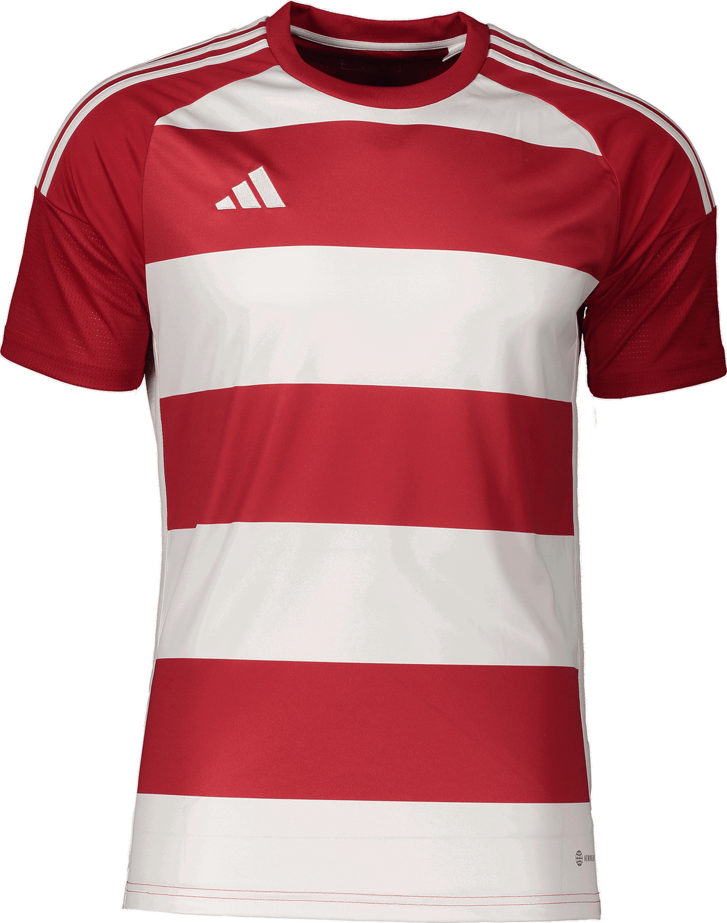 Dres adidas Originals Custom Striped Short Sleeve Jersey Červená | ht6469rot, 0