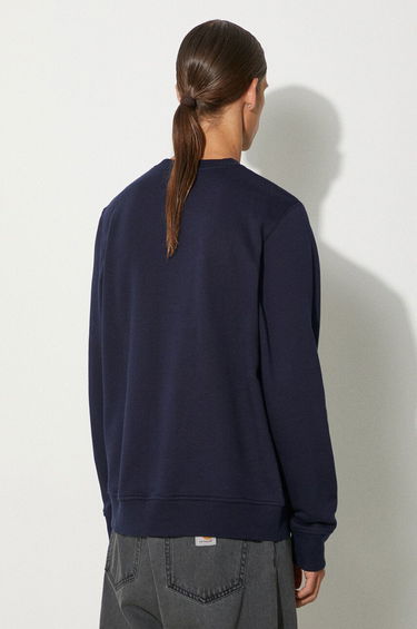 Mikina WOOD WOOD Tye Badge Sweatshirt Navy | 10285603.2424, 1