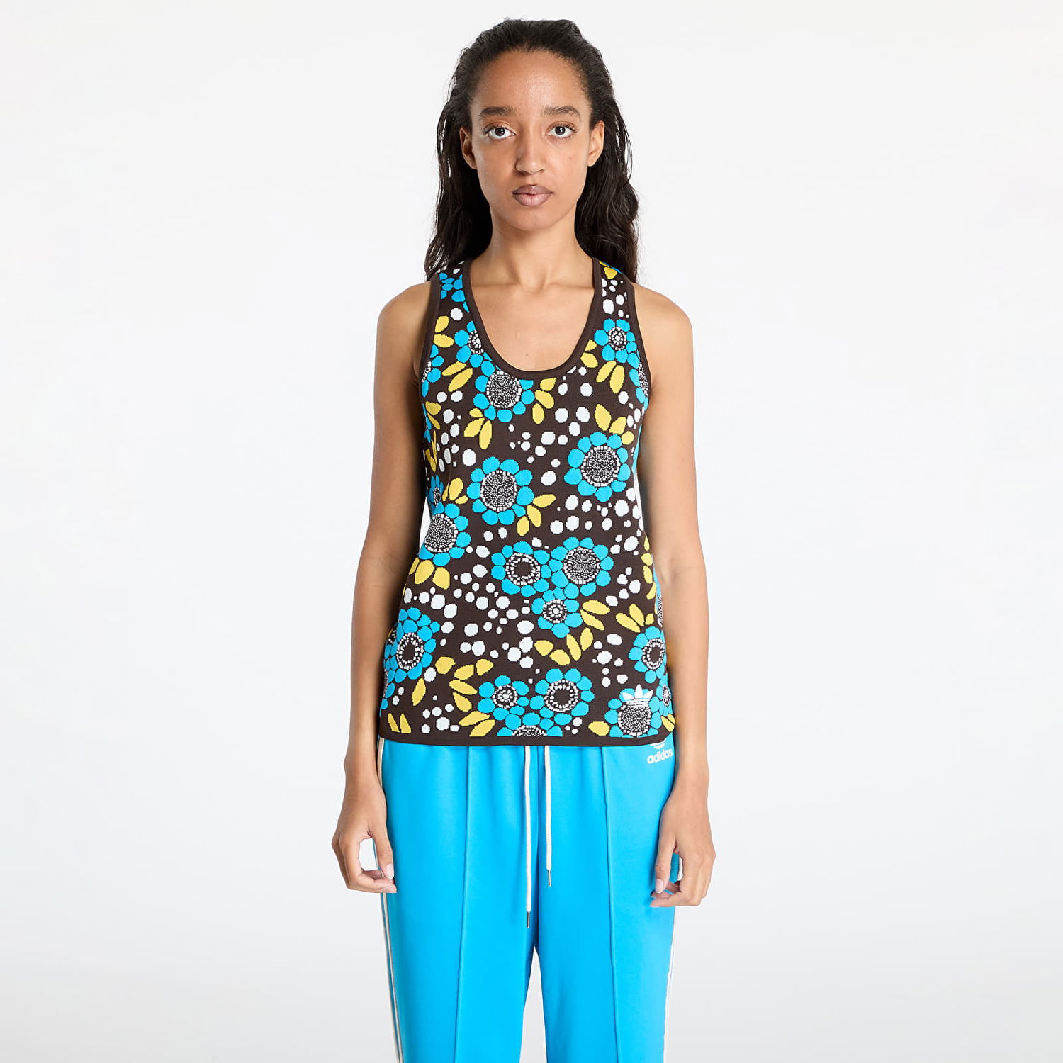 Tielko adidas Originals Wales Bonner x Knit Vest Hnedá | JJ2936, 0