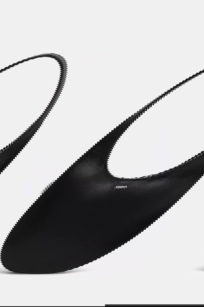 Kabelka Coperni Soft Swipe Crescent Bag Čierna | COPBA108F6066, 0
