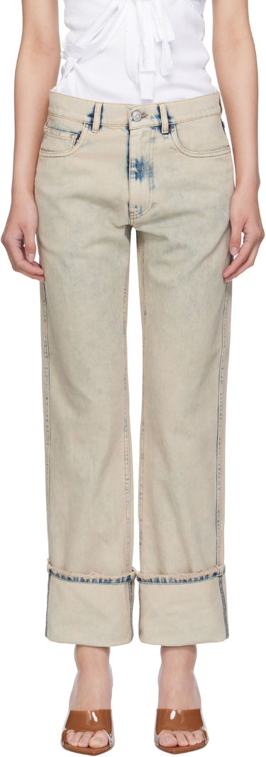 Džínsy Coperni Coperni Boyfriend Jeans Béžová | COPP122F2035, 0