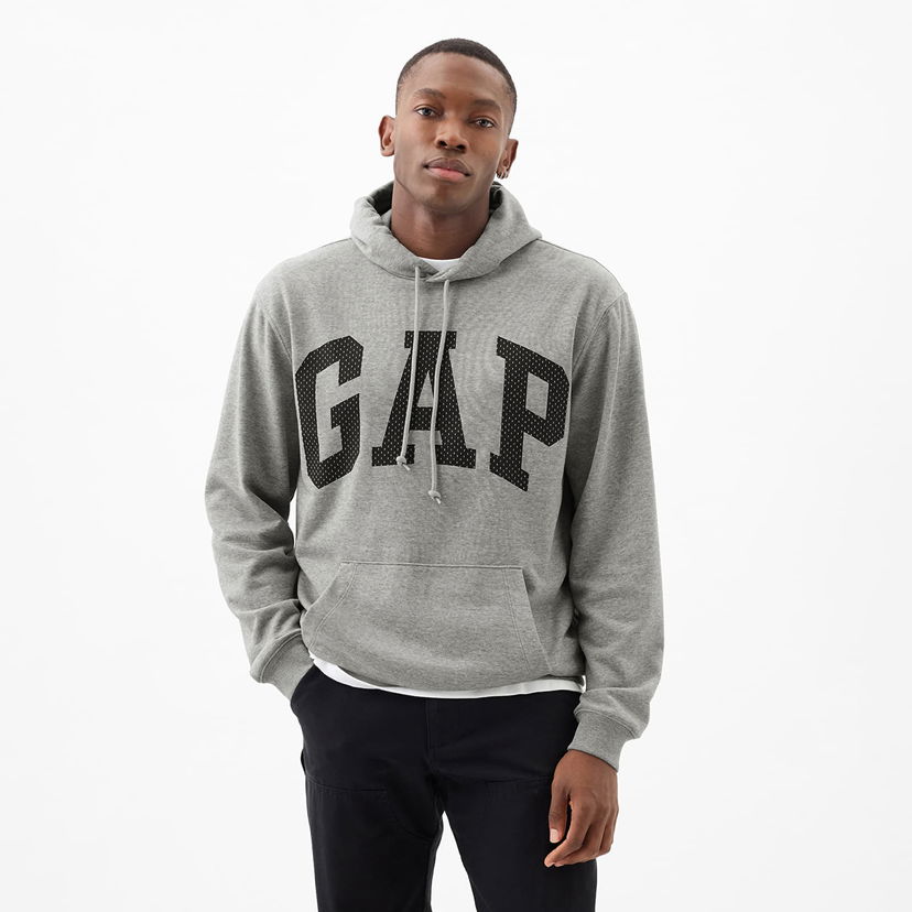 Mikina GAP GAP Logo Pullover Hoodie Šedá | 862302-02