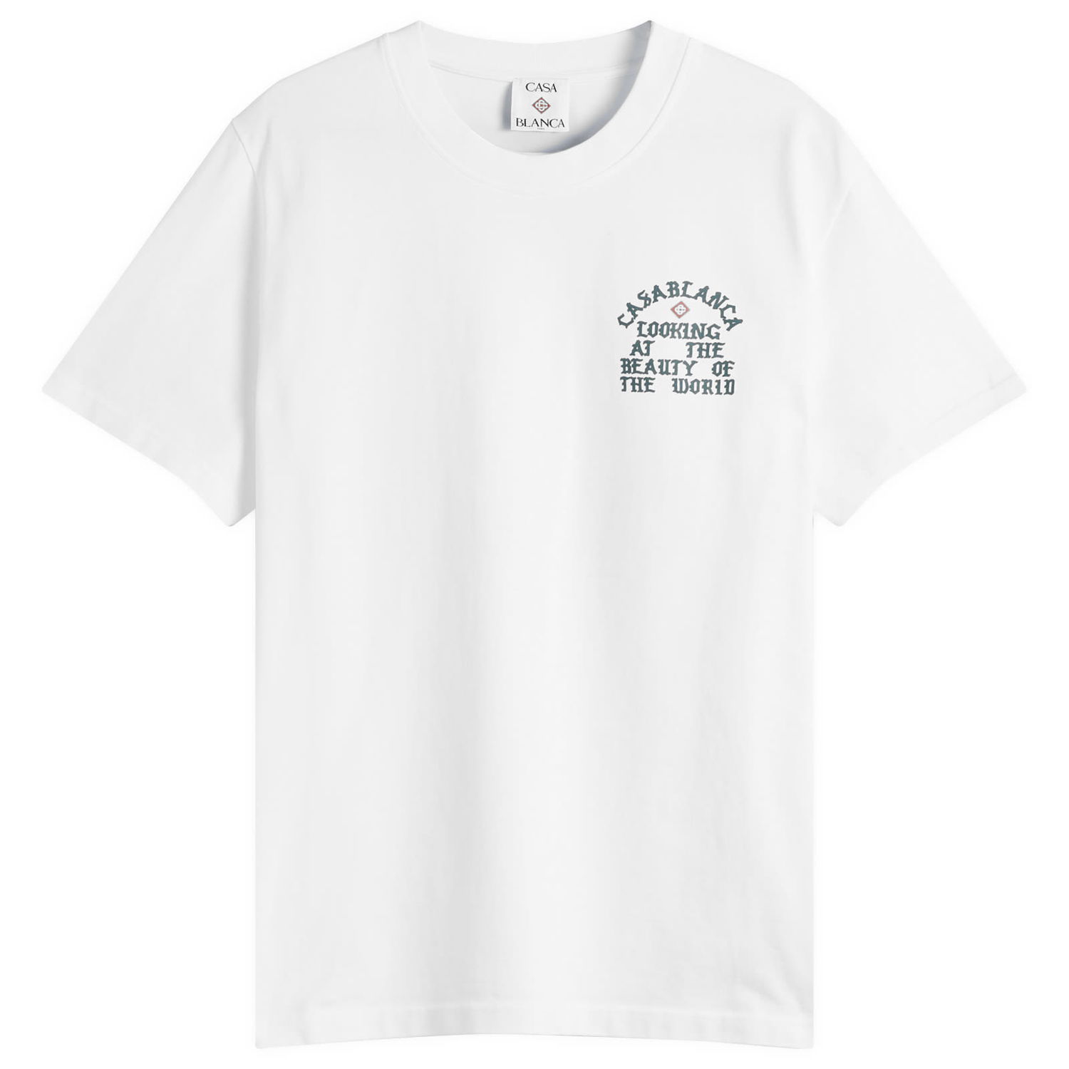 Tričko Casablanca Casablanca Beauty of the World T-Shirt, Size Large Biela | MS25-JTS-001-03, 1