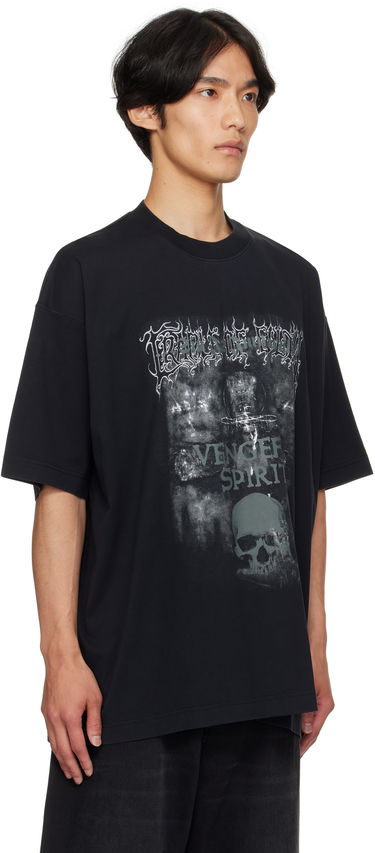 Tričko VETEMENTS Vetements Cradle of Filth 'Vengeful Spirit' Oversized T-Shirt Čierna | UCF76TR650M, 1